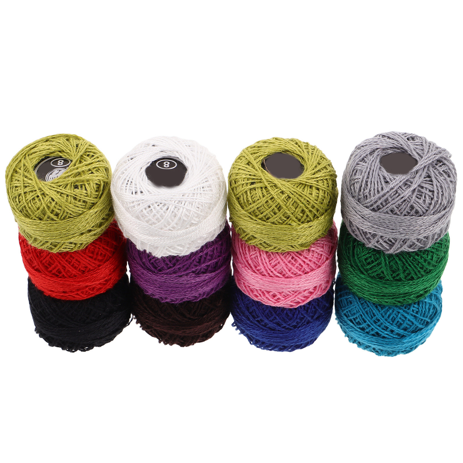 Embroidery Craft - 12 Adet Pamuklu Nakış İpliği Seti,