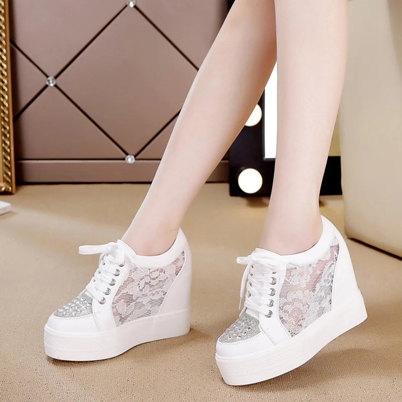 Moda Sneakers kadınlar Platfor - Crystal Mesh Fabric incelemesi ve fiyatı