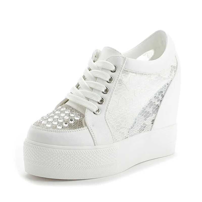 Moda Sneakers kadınlar Platfor - Crystal Mesh Fabric incelemesi ve fiyatı