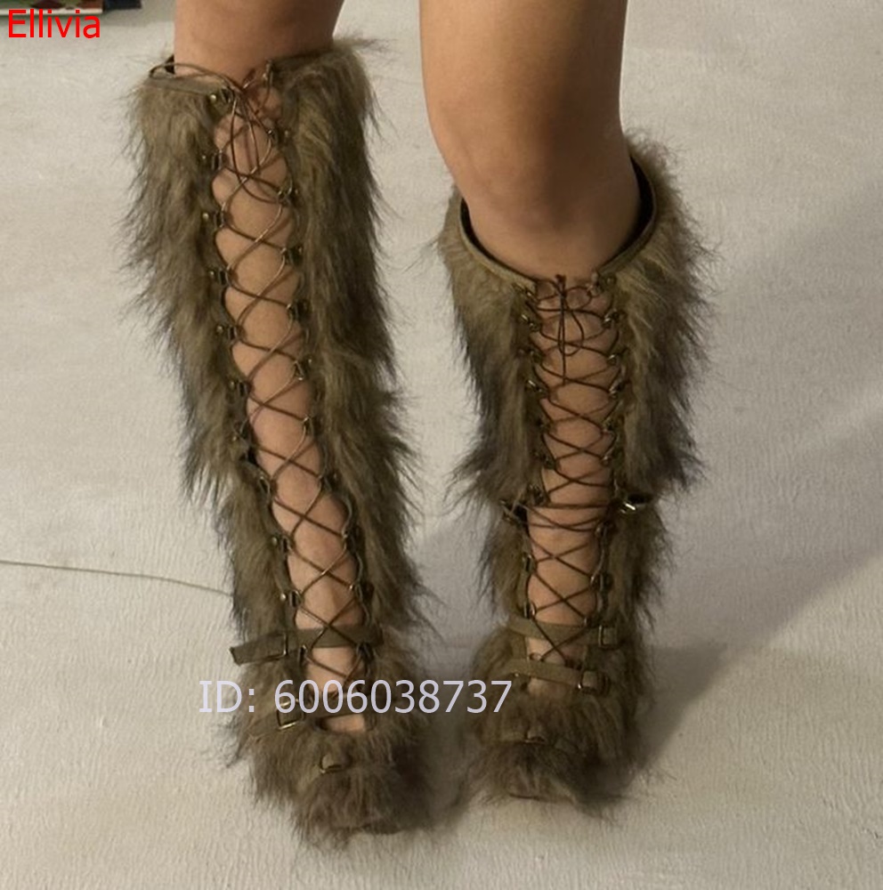 Kadınlar için Tüylü Diz Üstü B - Elastic Lace Trim incelemesi ve fiyatı