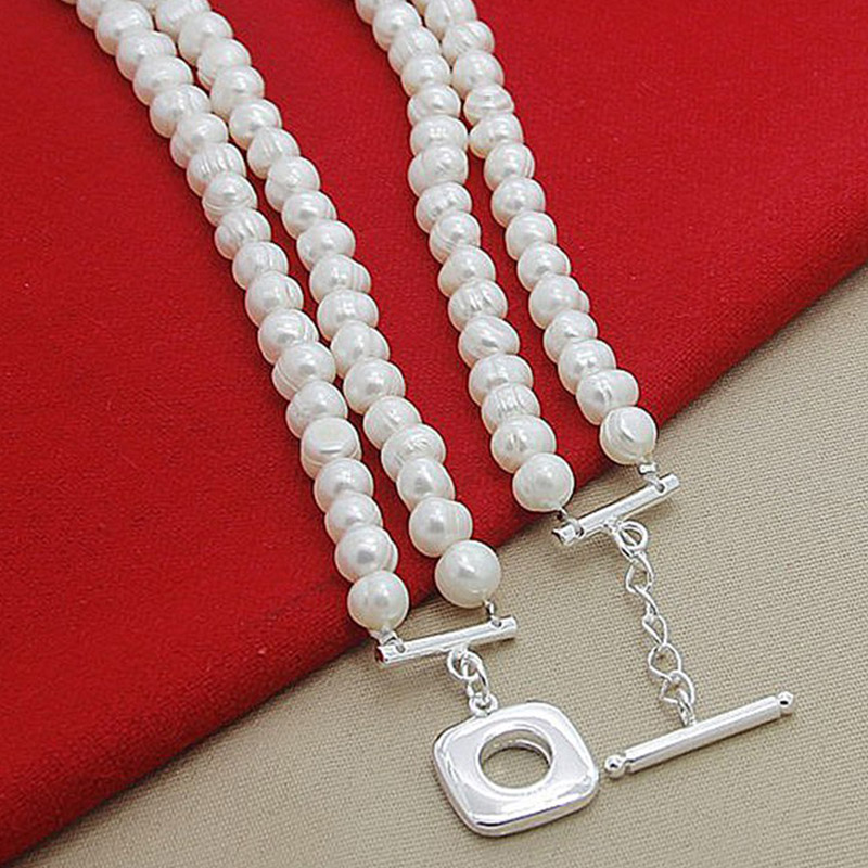 Aravant 925 Gümüş Çift Katmanl - Pearl Trim Chain incelemesi ve fiyatı