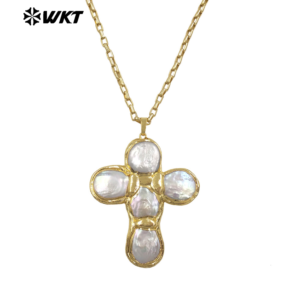 WT-JN349 Yeni Tasarım Doğal Ta - Pearl Trim Chain incelemesi ve fiyatı